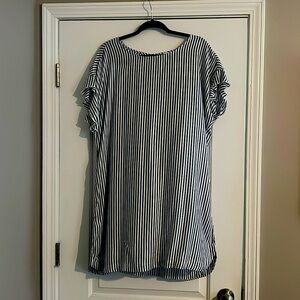 Beach Lunch Lounge Nautical stripe Shirt Dress